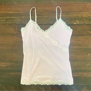 Light Pink Lace Trim Cami